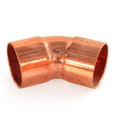 Полуотвод медный 45 D42