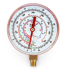 Манометр  80мм R-22/134a/404a RGJH