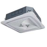 Фанкойл кассетный Haier FCB-068B CN2B, 4 кВт, 2-х трубный, с круговым потоком, с ИК пультом, без панели