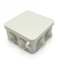 Коробка распаячная IP55 100х100х50  с гермовводами